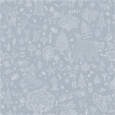 Kék Gyerek Vlies Tapéta 