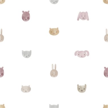 Fehér Gyerek Vlies Tapéta 