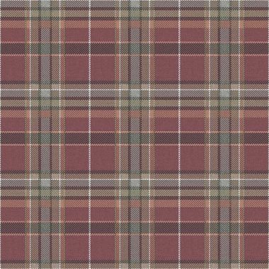 Bordó skótkockás geometrikus vlies tapéta