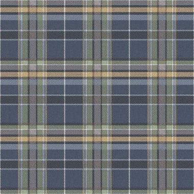 Kék skótkockás geometrikus vlies tapéta