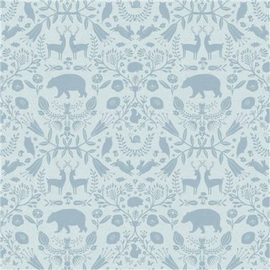 Kék Állat Vlies Tapéta 