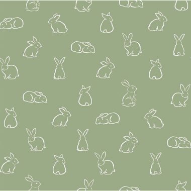 Zöld Állat Vlies Tapéta 