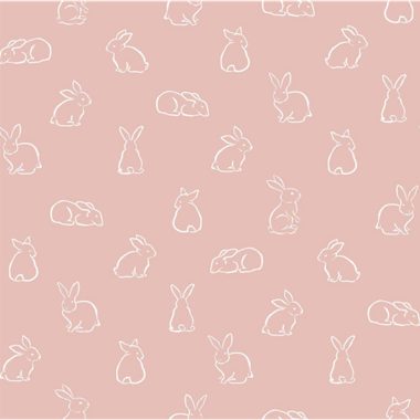 Rózsaszín Állat Vlies Tapéta 