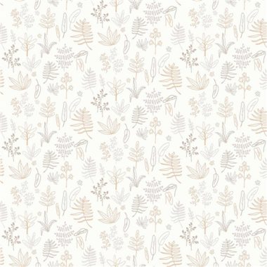 Bézs Virág Vlies Tapéta 