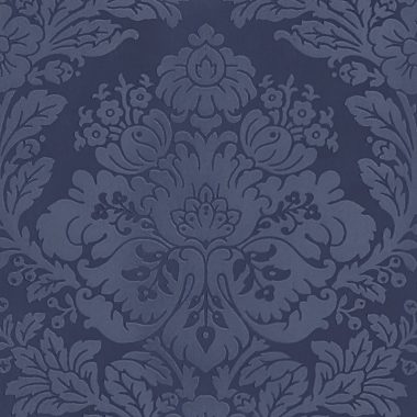 Kék Barokk Vinyl Tapéta 