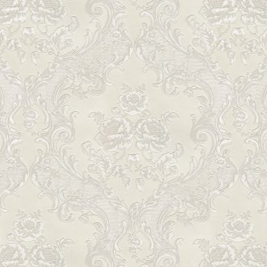 Fehér Barokk Vinyl Tapéta 