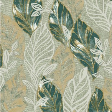 Zöld Levél Vlies Tapéta 
