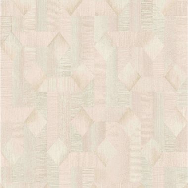 Bézs Geometrikus Vlies Tapéta 