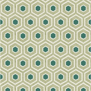 Zöld Geometrikus Vlies Tapéta 