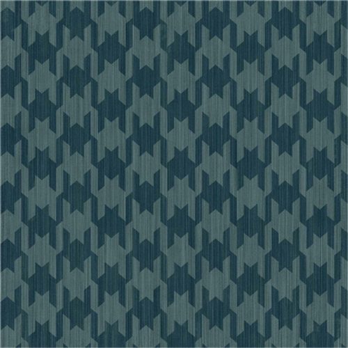 Türkiz Geometrikus Vlies Tapéta 