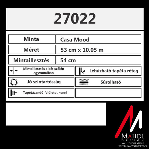 Fehér Virág Vlies Tapéta 