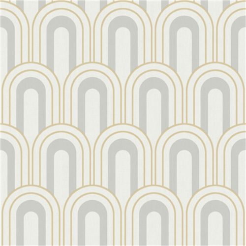 Szürke Geometrikus Vlies Tapéta 