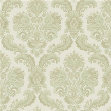 Zöld Klasszikus Vlies Tapéta 