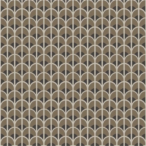 Barna Geometrikus Vlies Tapéta 