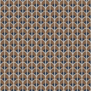 Barna Geometrikus Vlies Tapéta 