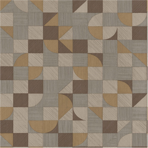 Barna Geometrikus Vlies Tapéta 