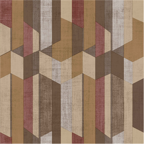 Barna Geometrikus Vlies Tapéta 