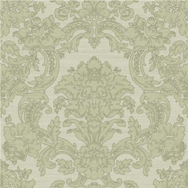 Zöld Klasszikus Vlies Tapéta 