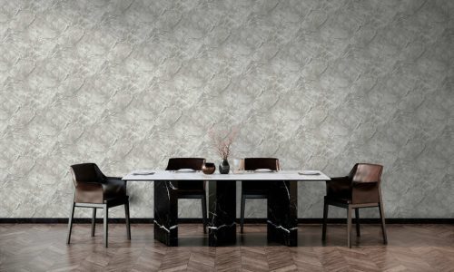 Szürke ezüst márvány mintás dekor vinyl tapéta