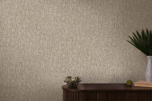 Szürke arany hosszanti csíkozású vinyl tapéta