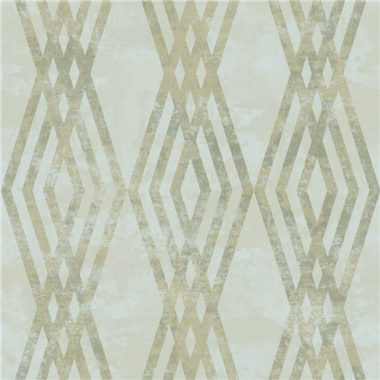 Zöld Geometrikus Vinyl Tapéta 