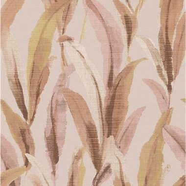 Rózsaszín Levél Vlies Tapéta 