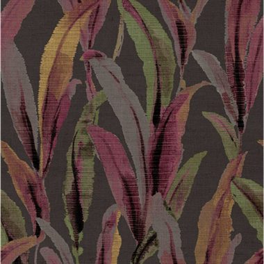 Fekete Levél Vlies Tapéta 