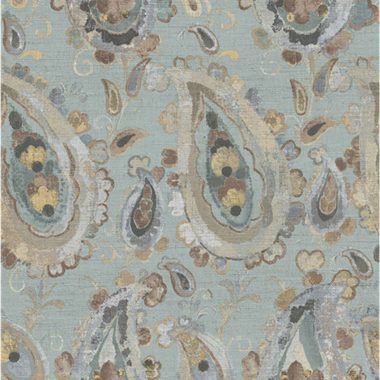 Kék Paisley Vlies Tapéta 