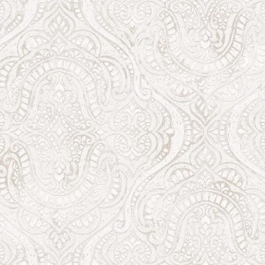   Krém alapon elegánsan fényes orientális stílusú vinyl dekor tapéta