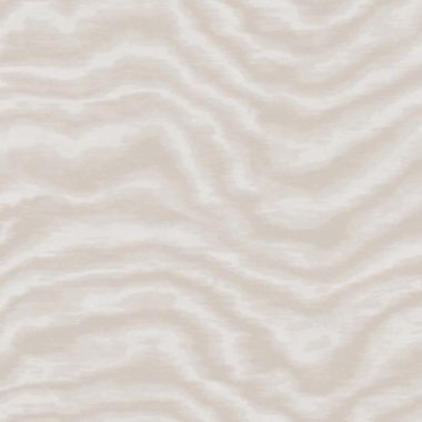   Fehér alapon bézs moire stílusú hullám mintás dupla széles vinyl dekor tapéta