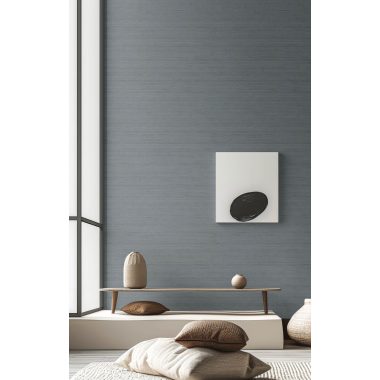   Japandi stílusú egyszínű natur világos szürke dupla széles vinyl tapéta