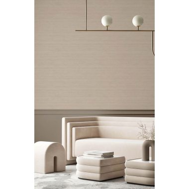   Japandi stílusú egyszínű natur pasztel lila dupla széles vinyl tapéta