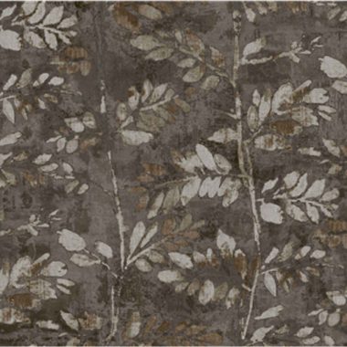 Fekete Levél Vlies Tapéta 