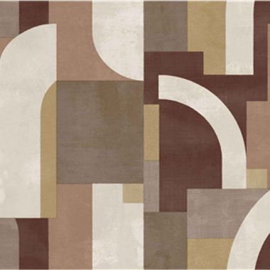 Barna Geometrikus Vlies Tapéta 