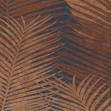 Barna Levél Vinyl Tapéta 