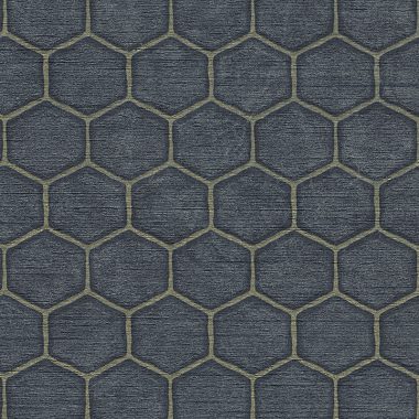 Kék Geometrikus Vinyl Tapéta 