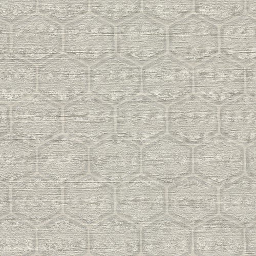 Fehér Geometrikus Vinyl Tapéta 