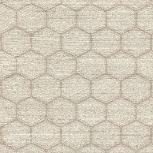 Fehér Geometrikus Vinyl Tapéta 