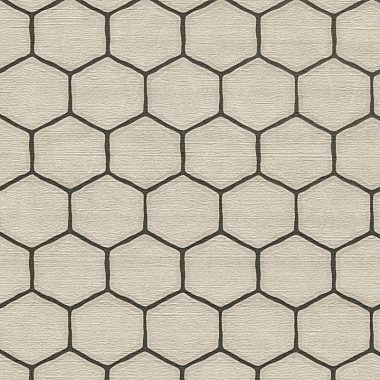 Fehér Geometrikus Vinyl Tapéta 