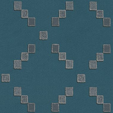 Kék Geometrikus Vinyl Tapéta 