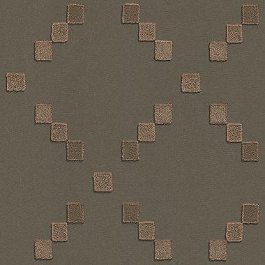 Barna Geometrikus Vinyl Tapéta 