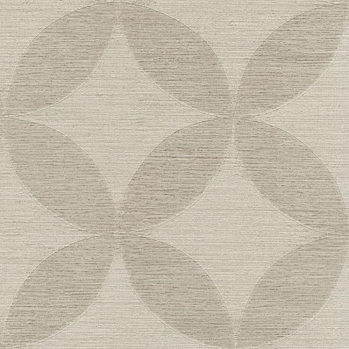Bézs Geometrikus Vinyl Tapéta 