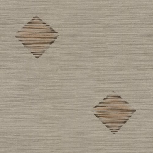 Barna Geometrikus Vinyl Tapéta 