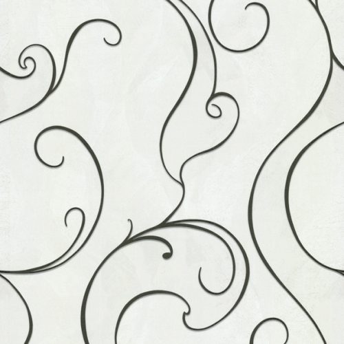 Fehér Modern Vinyl Tapéta 