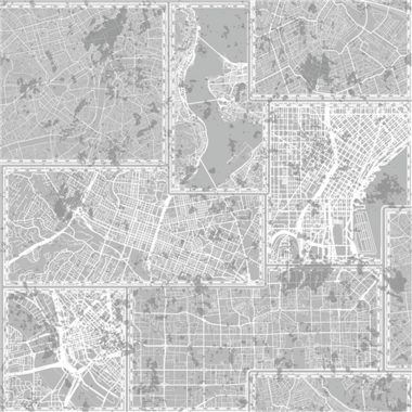 Szürke Gyerek Vlies Tapéta 