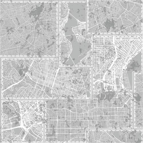 Szürke Gyerek Vlies Tapéta 