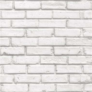 Fehér tégla mintás vlies tapéta 