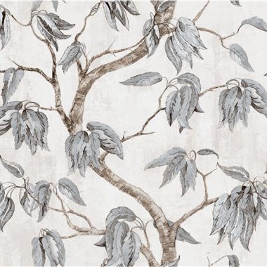 Kék Levél Vinyl Tapéta 