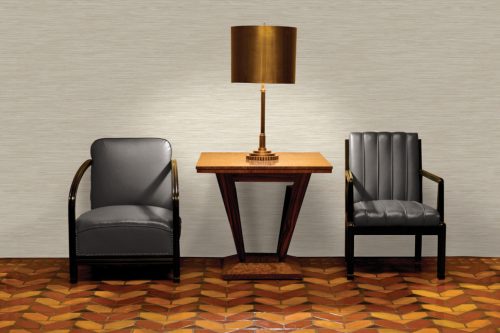 Bézs naturál szövött hatású vlies tapéta 