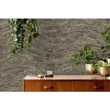 Barna Naturál Vlies Tapéta 